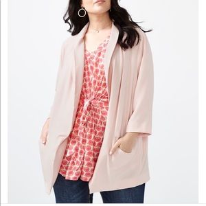 Melissa McCarthy Seven7 Cascade Blush Blazer